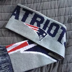 New England Patriots reversible knit scarf
